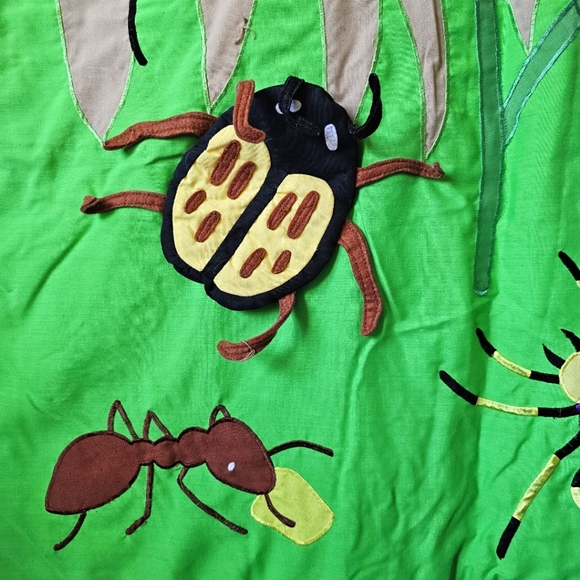 VTG Lillian Vernon Lightweight Indoor Sleeping Bag Children's Cute Bugs Bedding - Picture 13 of 16